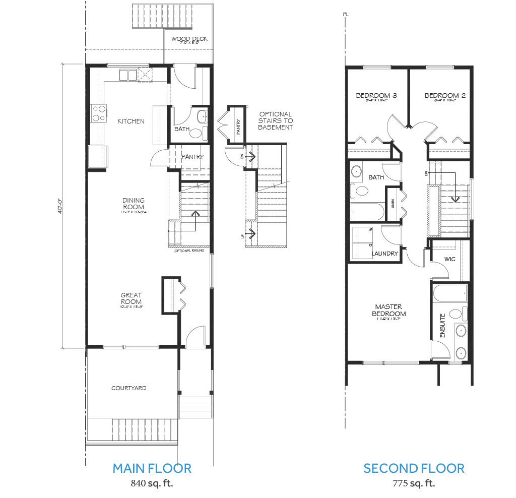 Upper suite floor plan